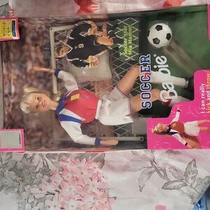 BARBIE Collectable Soccer Player Doll with Accessories